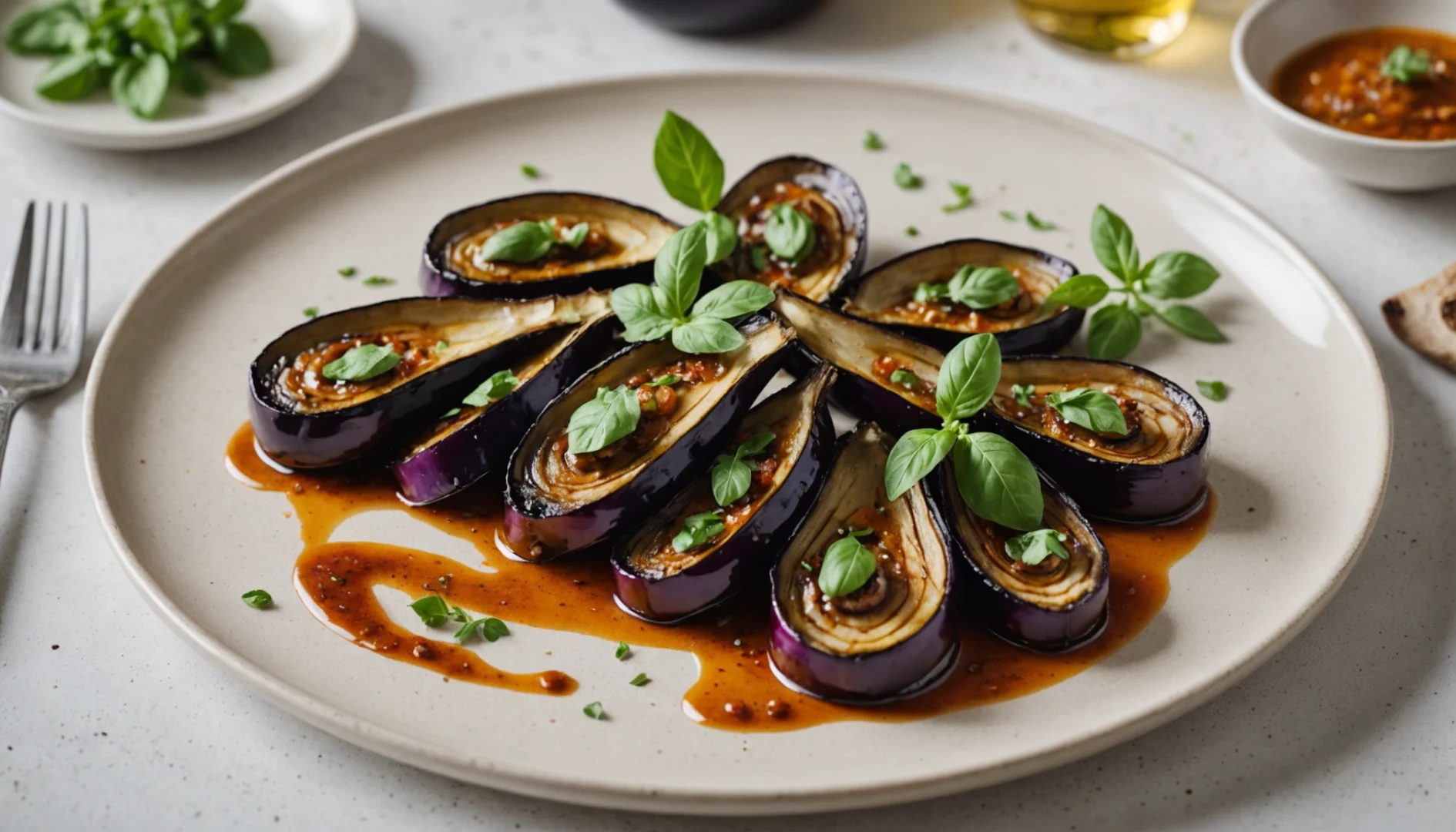 riste d'aubergine avec quoi
