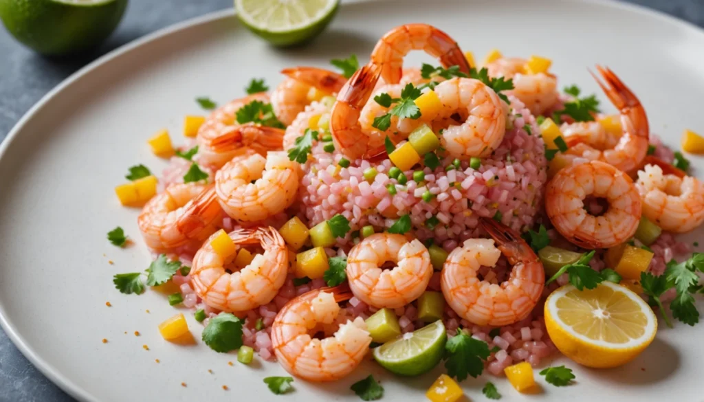 tartare aux crevettes