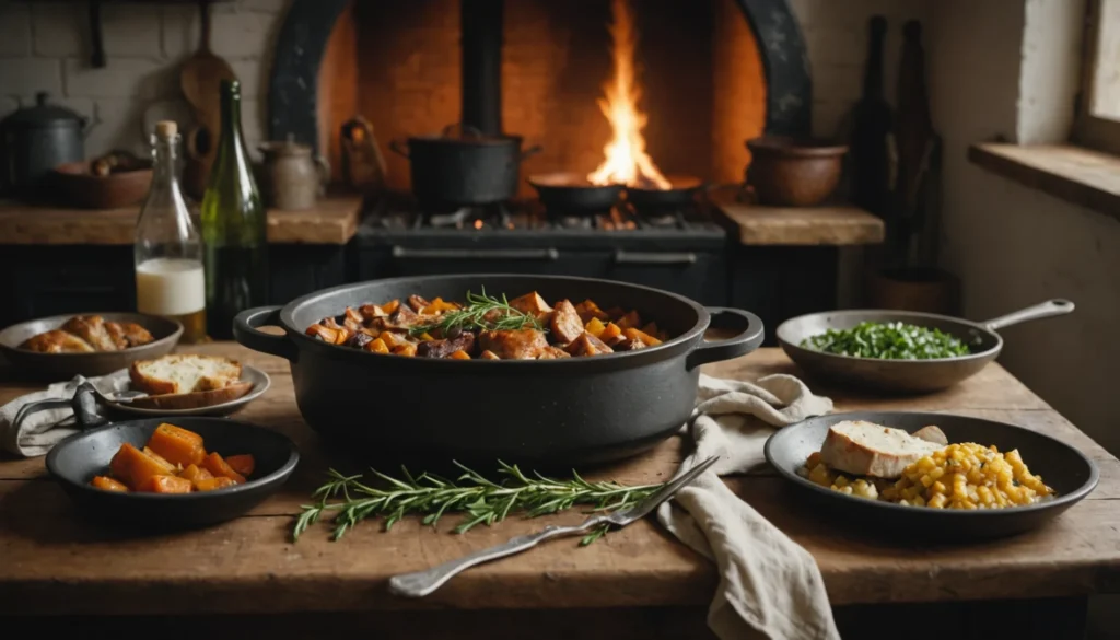 recette de coquelet en cocotte en fonte