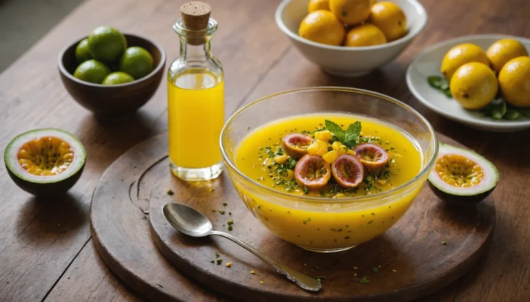 vinaigrette au fruit de la passion