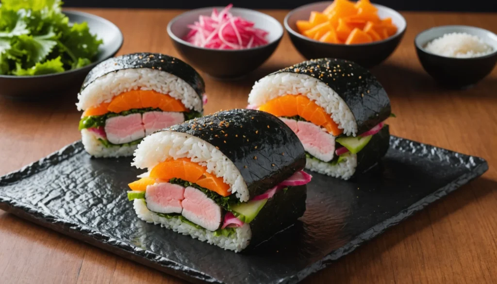 sandwich japonais riz