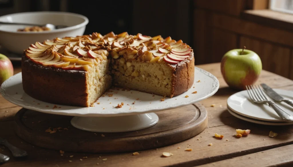 gateau aux pommes