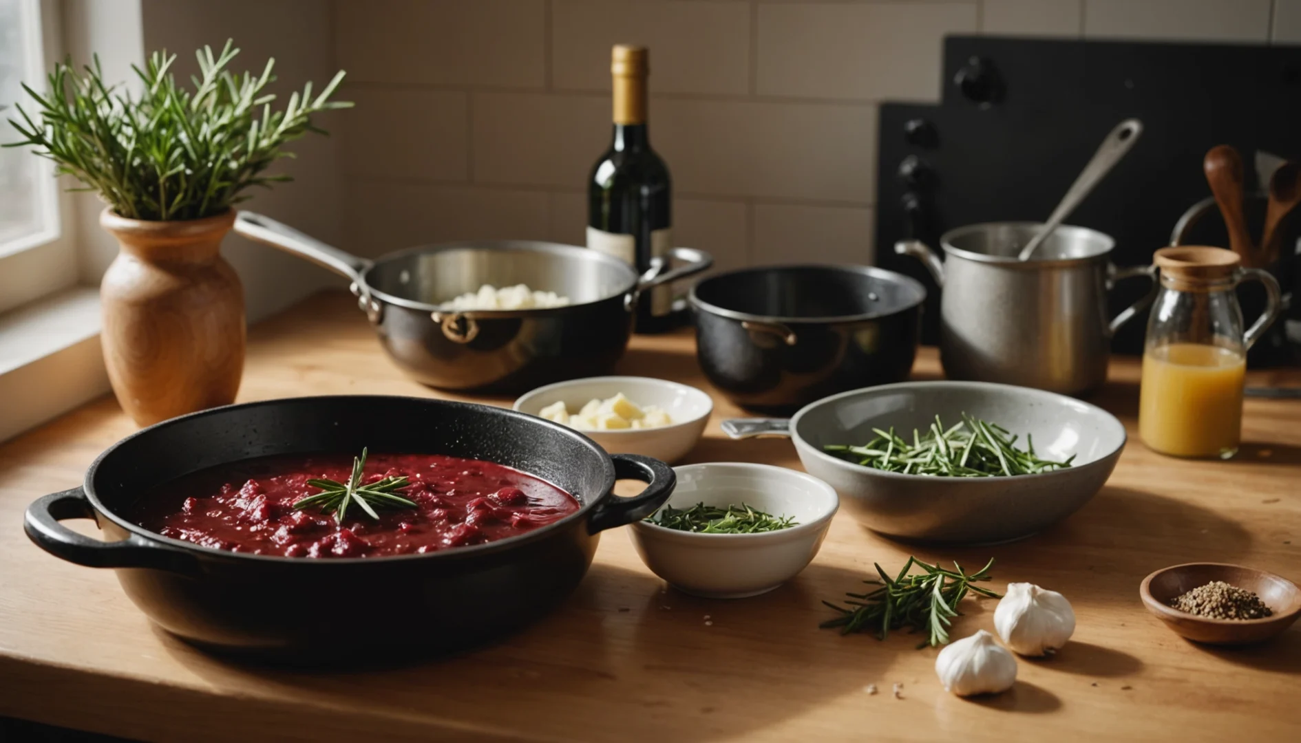 que faire avec un reste de sauce au vin rouge