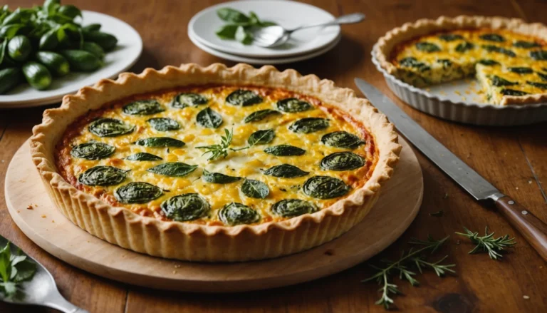 quiche courgette chevre