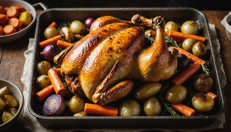 cuire un poulet au four