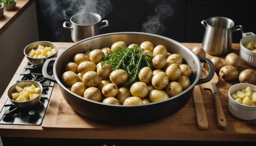 cuisson pommes de terre à l'eau
