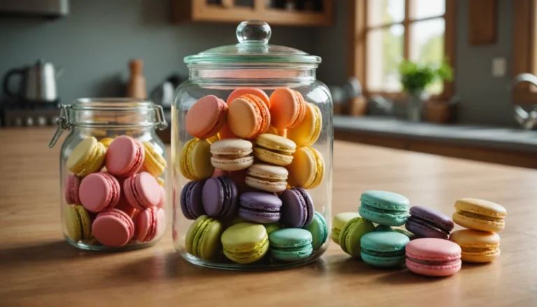 conservation coque macaron vide