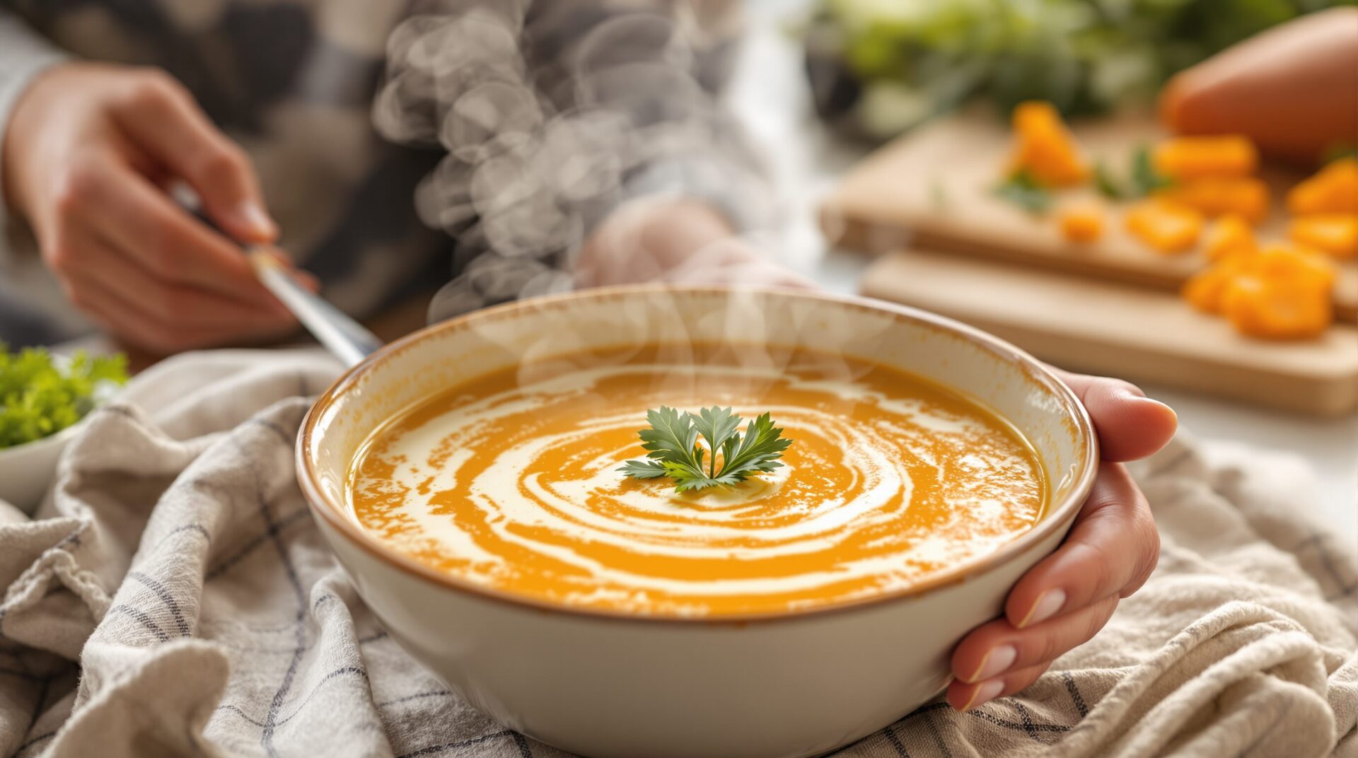 potage carottes patate douce