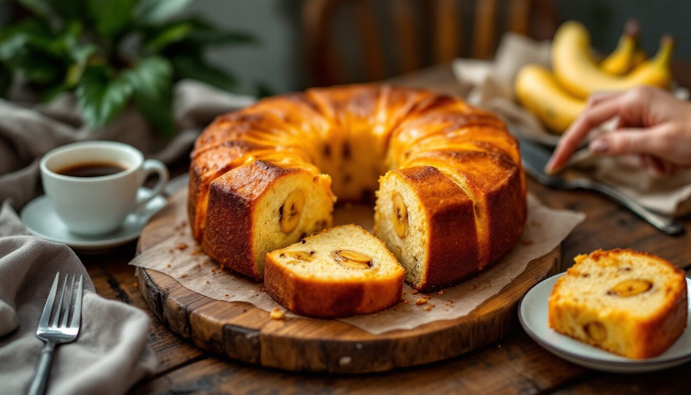 gateau banane reunionnais