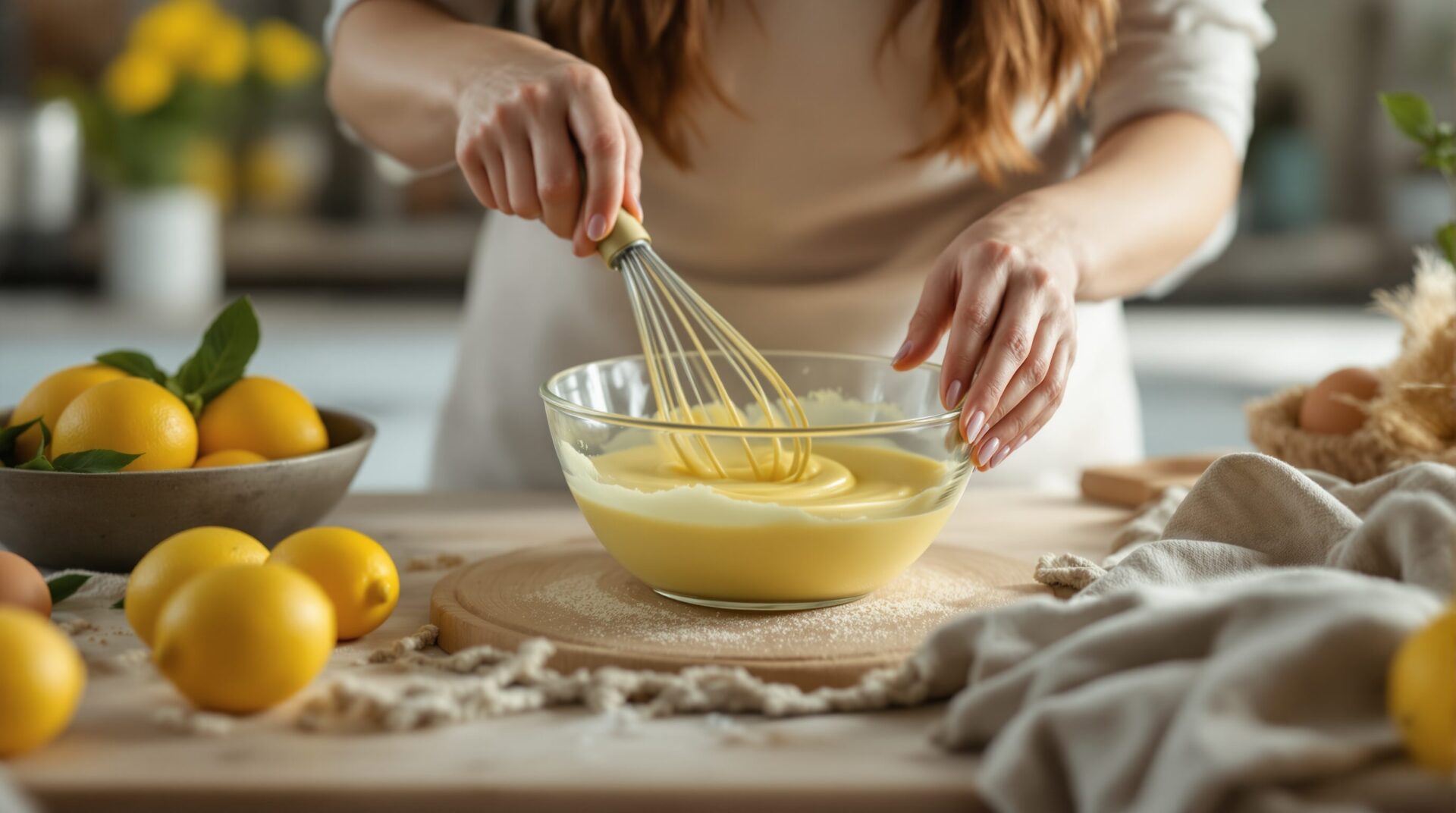 recette creme citron tarte