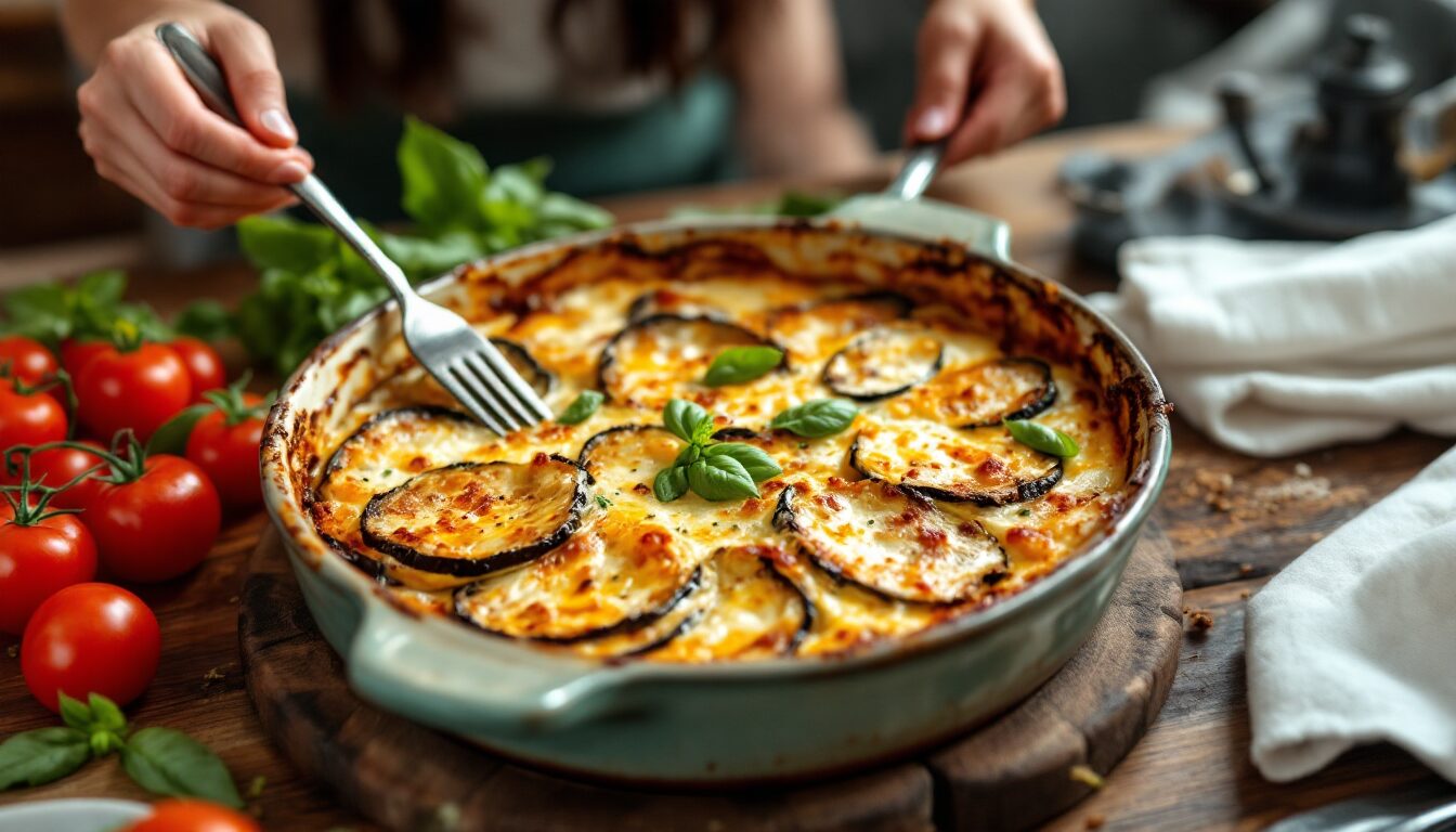 gratin aubergines recette