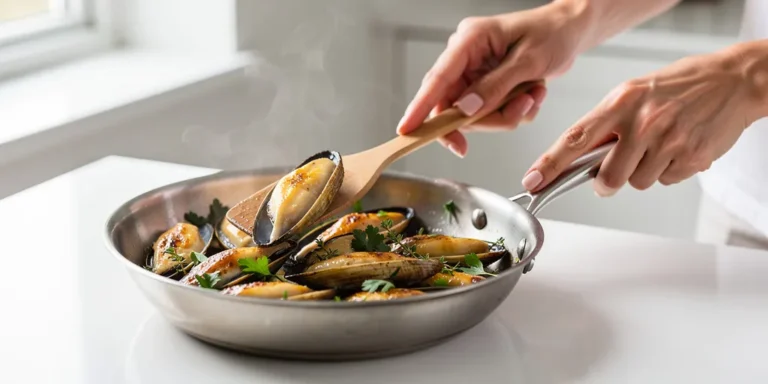 cuisson couteaux poele