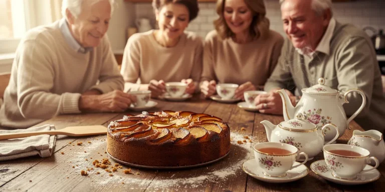 gateau pomme rhum
