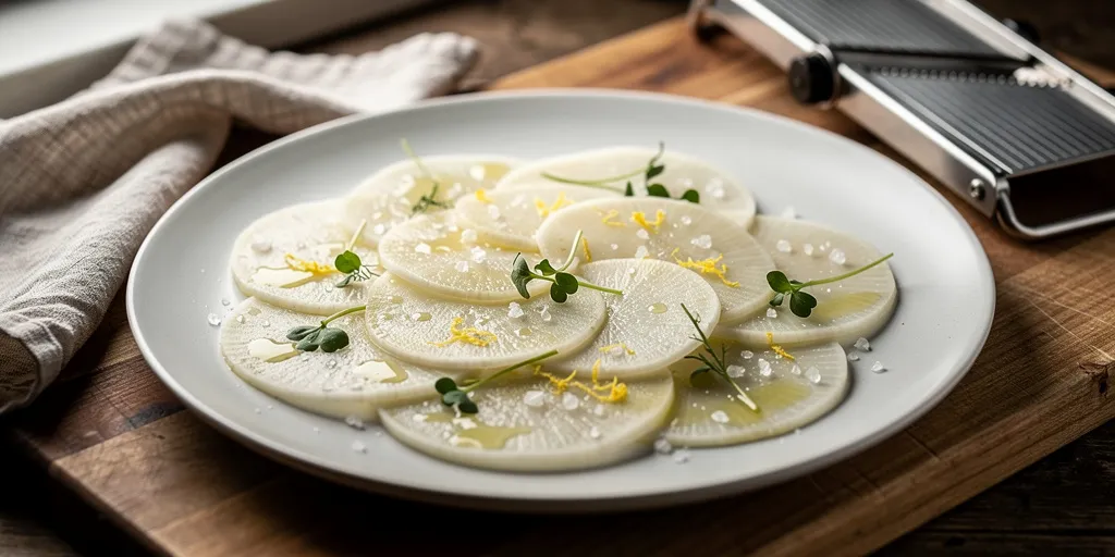 carpaccio de navet