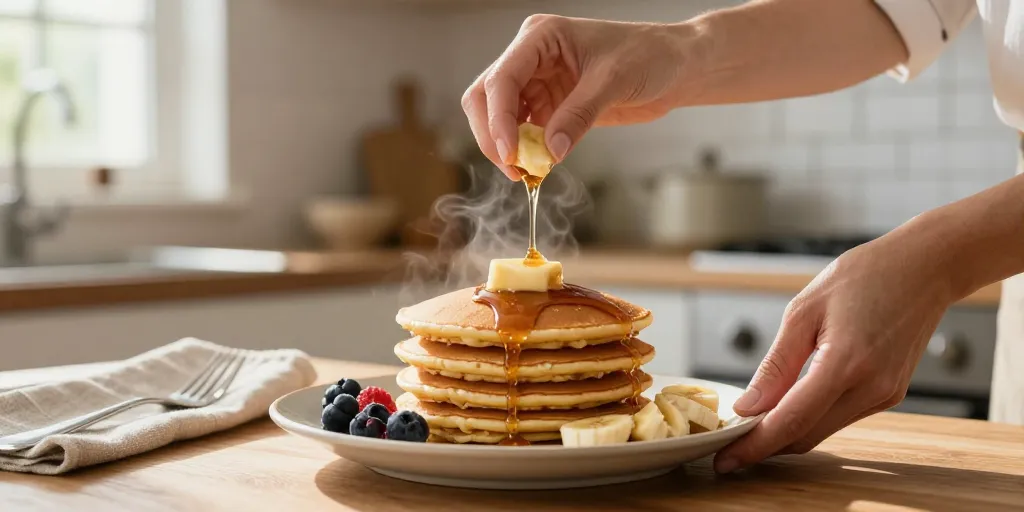 recette pancake flocon avoine