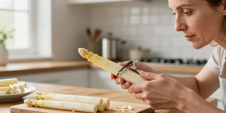comment éplucher asperges blanches