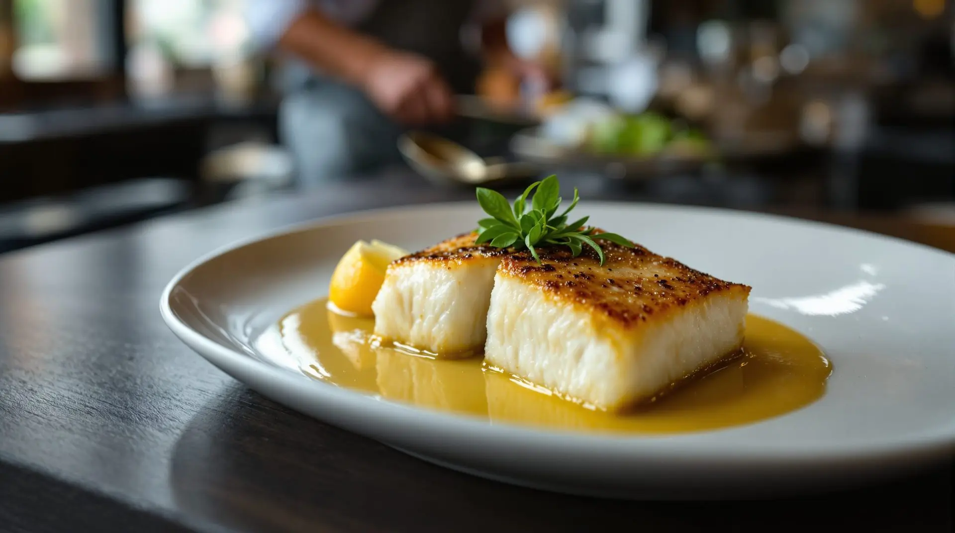 Filet de bar sauce 'de luxe, recette facile et raffinée