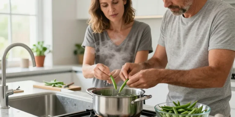 haricot vert frais preparation