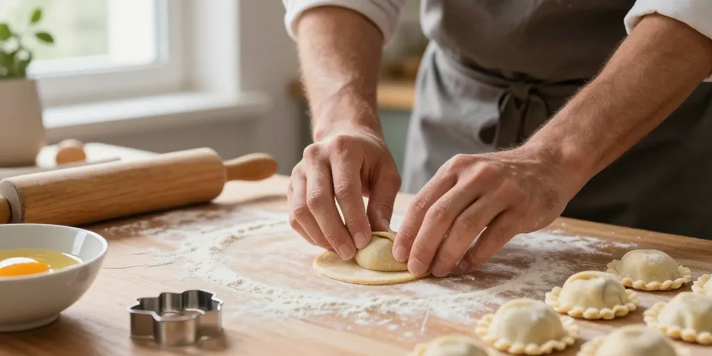 pâte à raviole maison