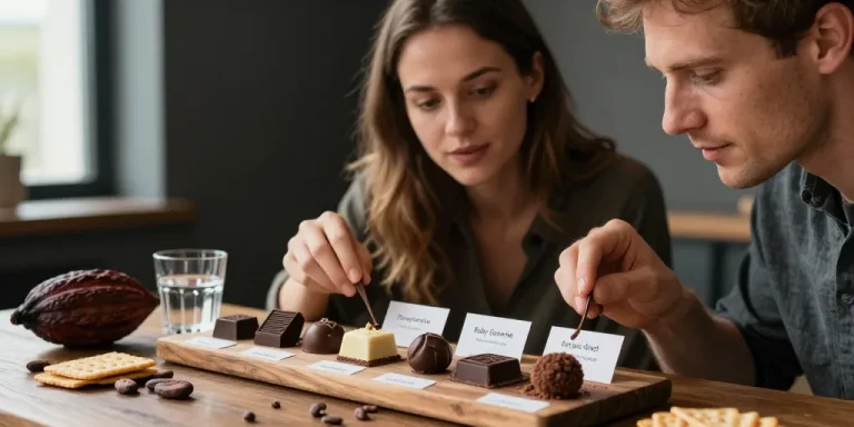dégustation de chocolat