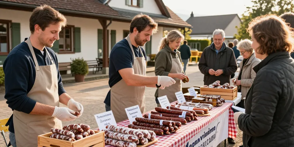 vente de saucisson pour association