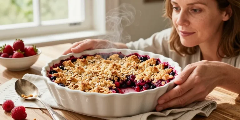 crumble fruits rouges