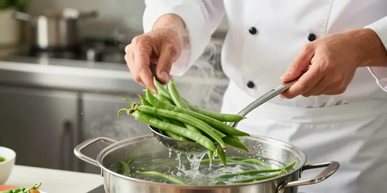 cuisson haricots verts