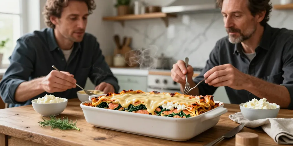 lasagne saumon epinard