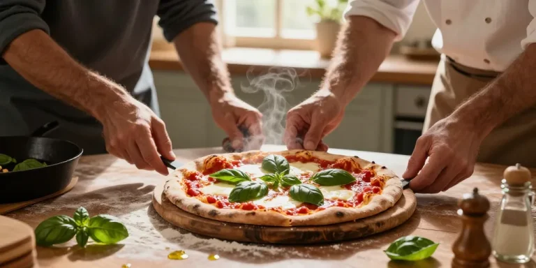 pizza tomate mozza basilic