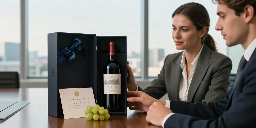 coffret vin entreprise