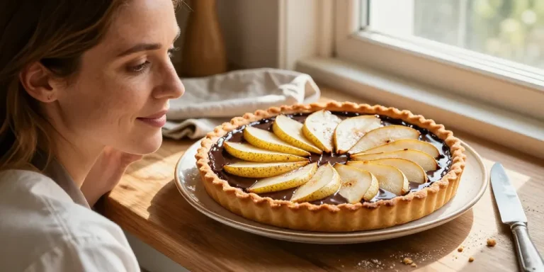 tarte poire chocolat