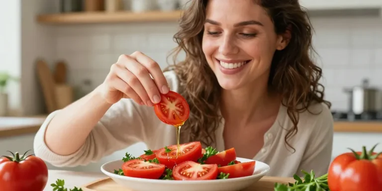 assaisonnement salade tomate