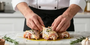 cuisse poulet marinee
