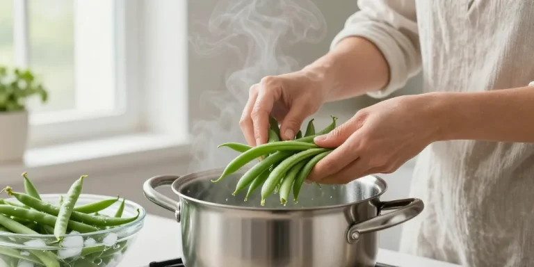 cuisson haricots verts frais