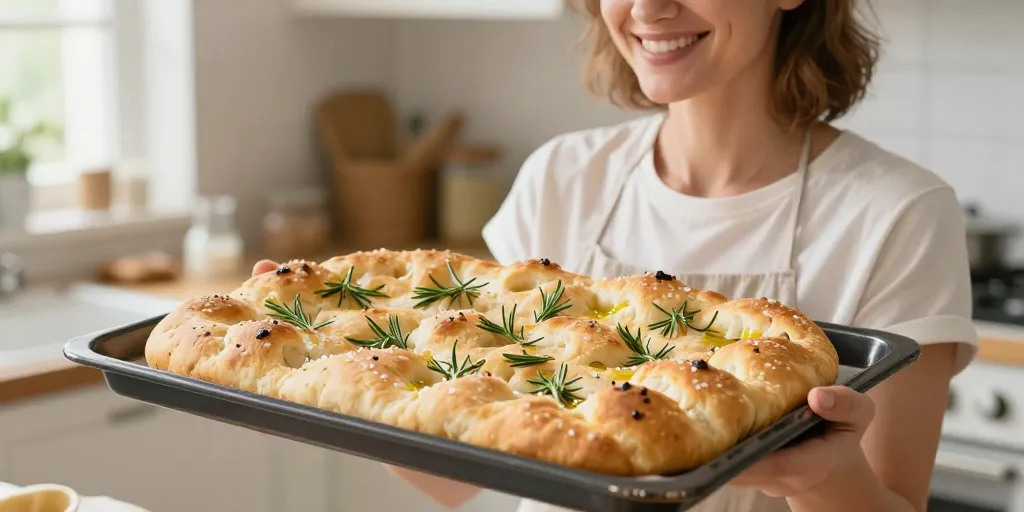 focaccia recette rapide sans repos