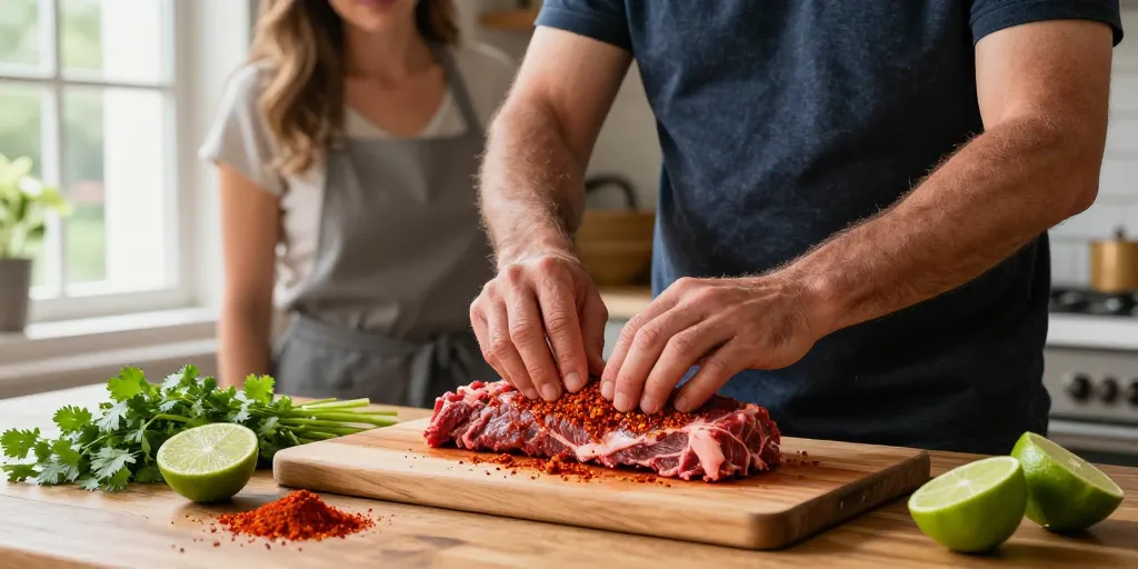 marinade mexicaine boeuf