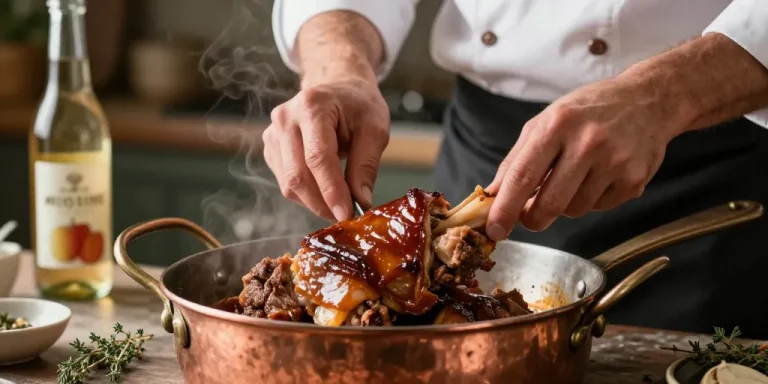 joue de porc au cidre