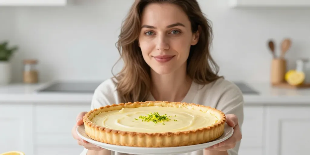 tarte au citron sans pate