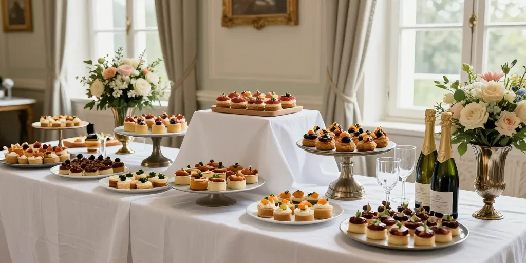 cocktail dinatoire pour un mariage