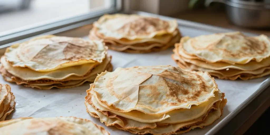 Comment emballer les crêpes ?